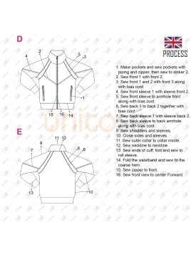 Moldes En Pdf O Papel De Chaquetas Y Camperas Patrones De