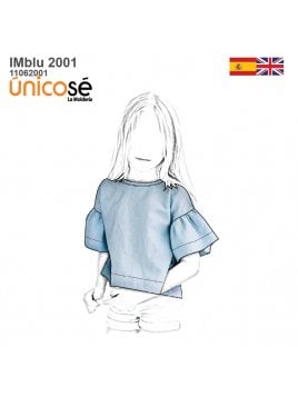 MOLDE PANTALON CARGO NIÑA 2301