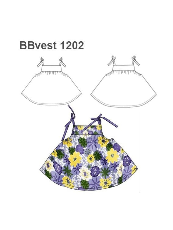 VESTIDO AMARRAS BEBE