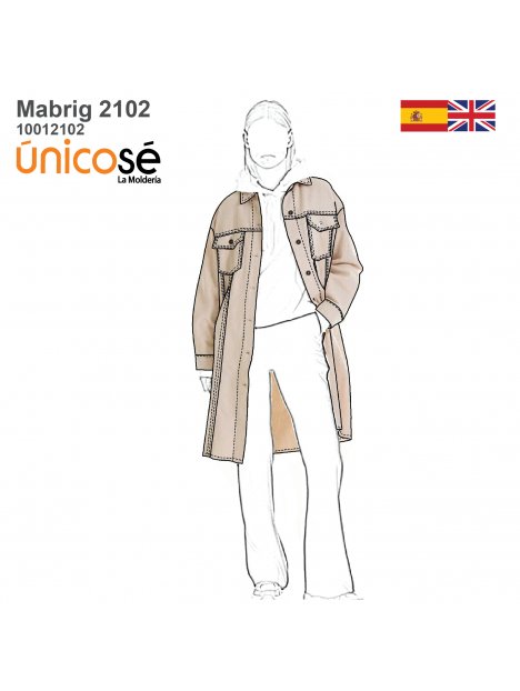ABRIGO CARGO MUJER 2102