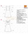 VESTIDO EVASE MUJER 2121