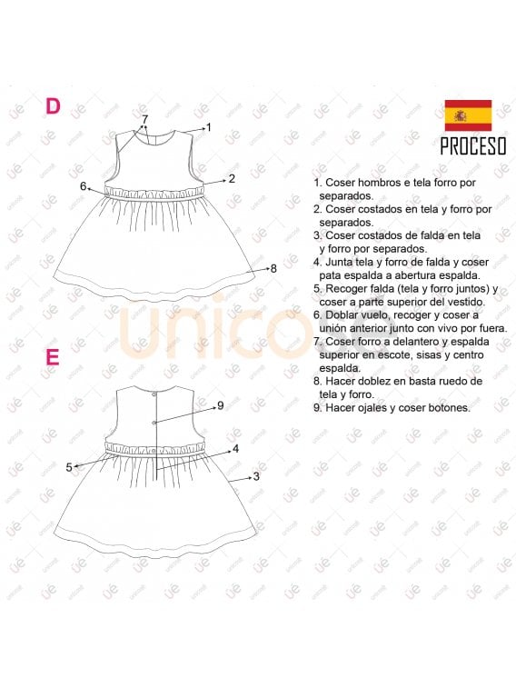 VESTIDO IMPERIO NIÑA 2202