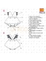 MOLDE VESTIDO CORTE PRINCESA BEBE 2304