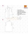 MOLDE BLUSA SIN MANGAS MUJER 2302