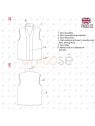 MOLDE BLUSA SIN MANGAS MUJER 2302