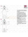 MOLDE VESTIDO SOLERA MIDI MUJER 2313