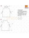 MOLDE VESTIDO RECTO MUJER 2317