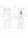 MOLDE VESTIDO NOVIA 2407