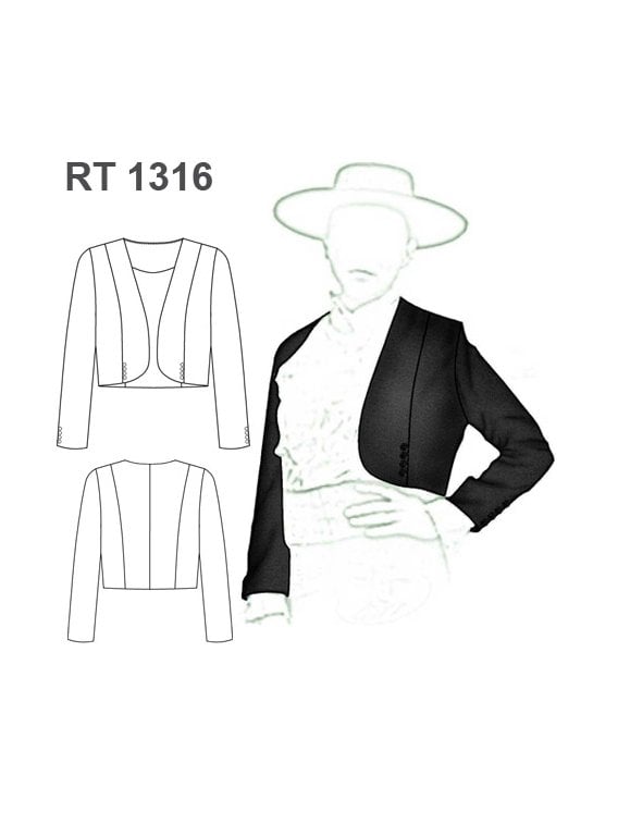 MOLDE CHAQUETA HUASA RT 1316