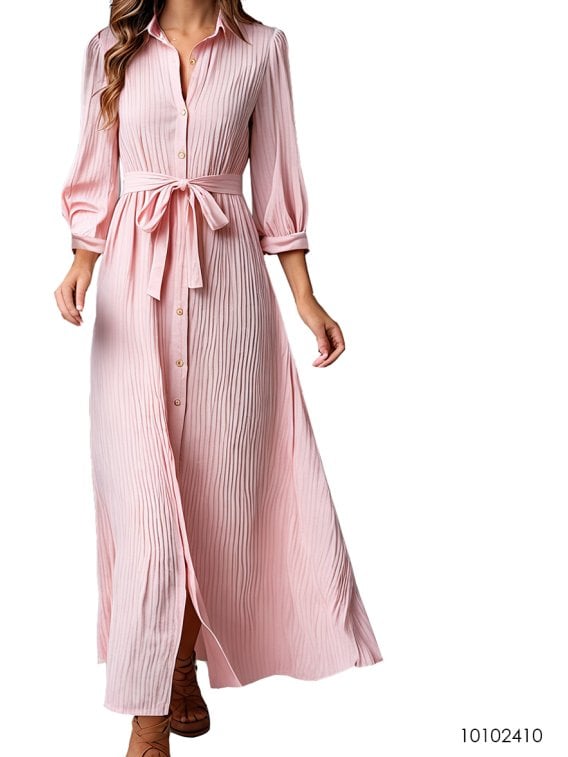 MOLDE VESTIDO CAMISERO MUJER 2410