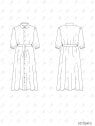 MOLDE VESTIDO CAMISERO MUJER 2410