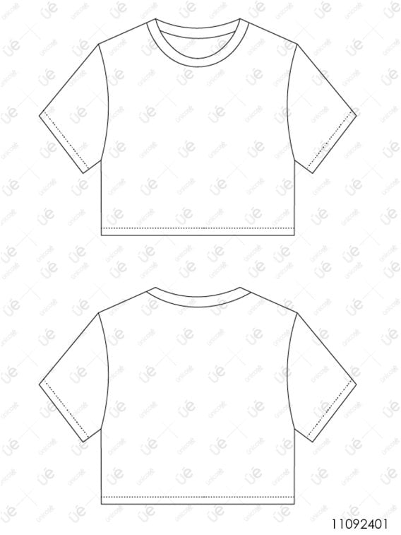 MOLDE POLERA PUPERA NIÑA 2401