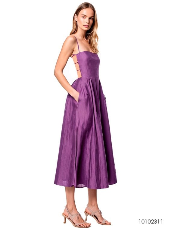 MOLDE VESTIDO EVASE MUJER 2311