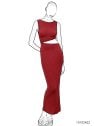 MOLDE VESTIDO LARGO MUJER 2422