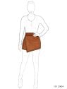 MOLDE FALDA SHORT MUJER 2404