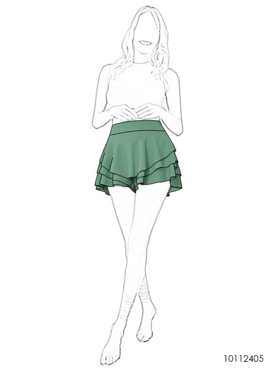 MOLDE FALDA SHORT MUJER 2405