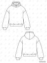 MOLDE POLERON HOODIE OVERSIZE MUJER 2405