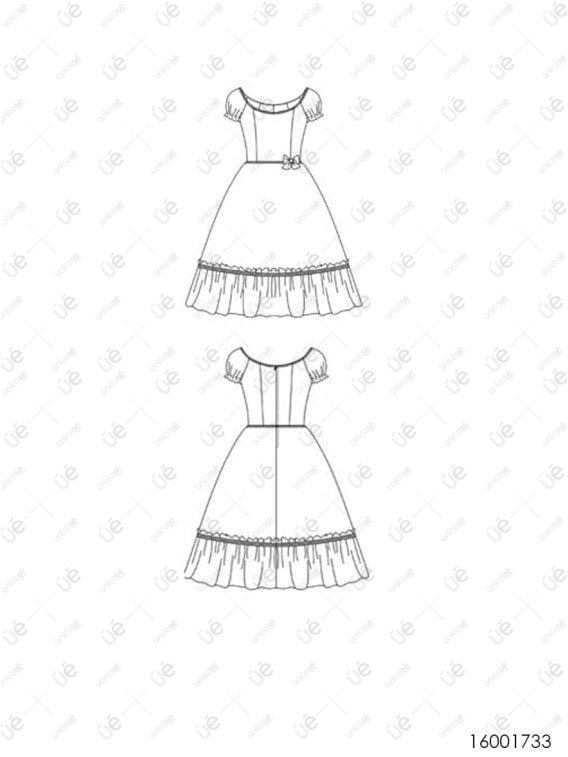 VESTIDO HUASA CHINA RT 1733