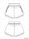 MOLDE DEPORTE SHORT MUJER 2522